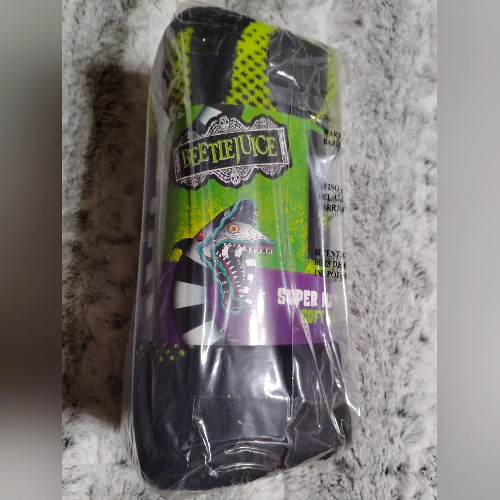 Beetlejuice  Coral Fleece Throw Blanket